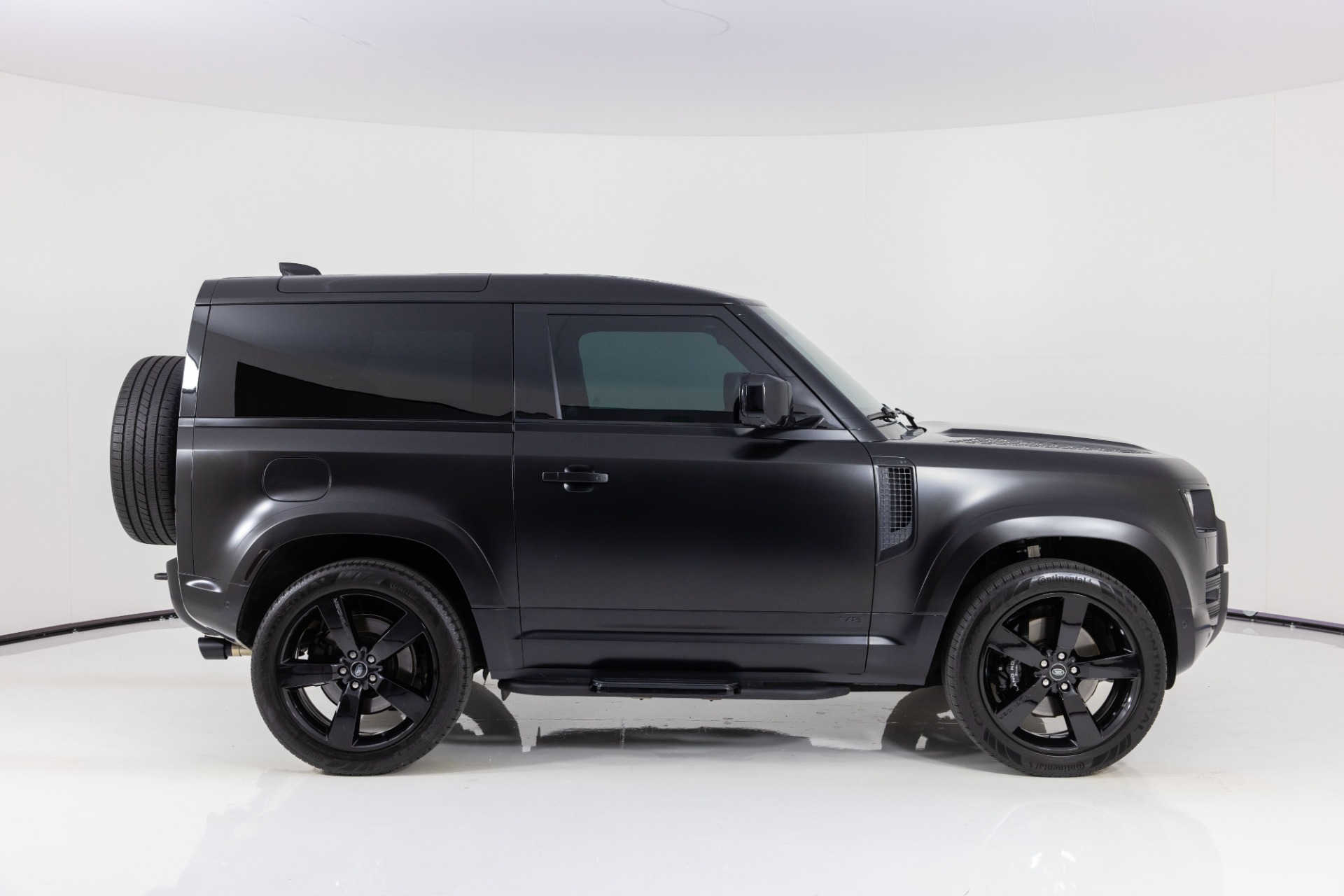 Black Land Rover Defender 110X XPEL Stealth Matte PPF Install