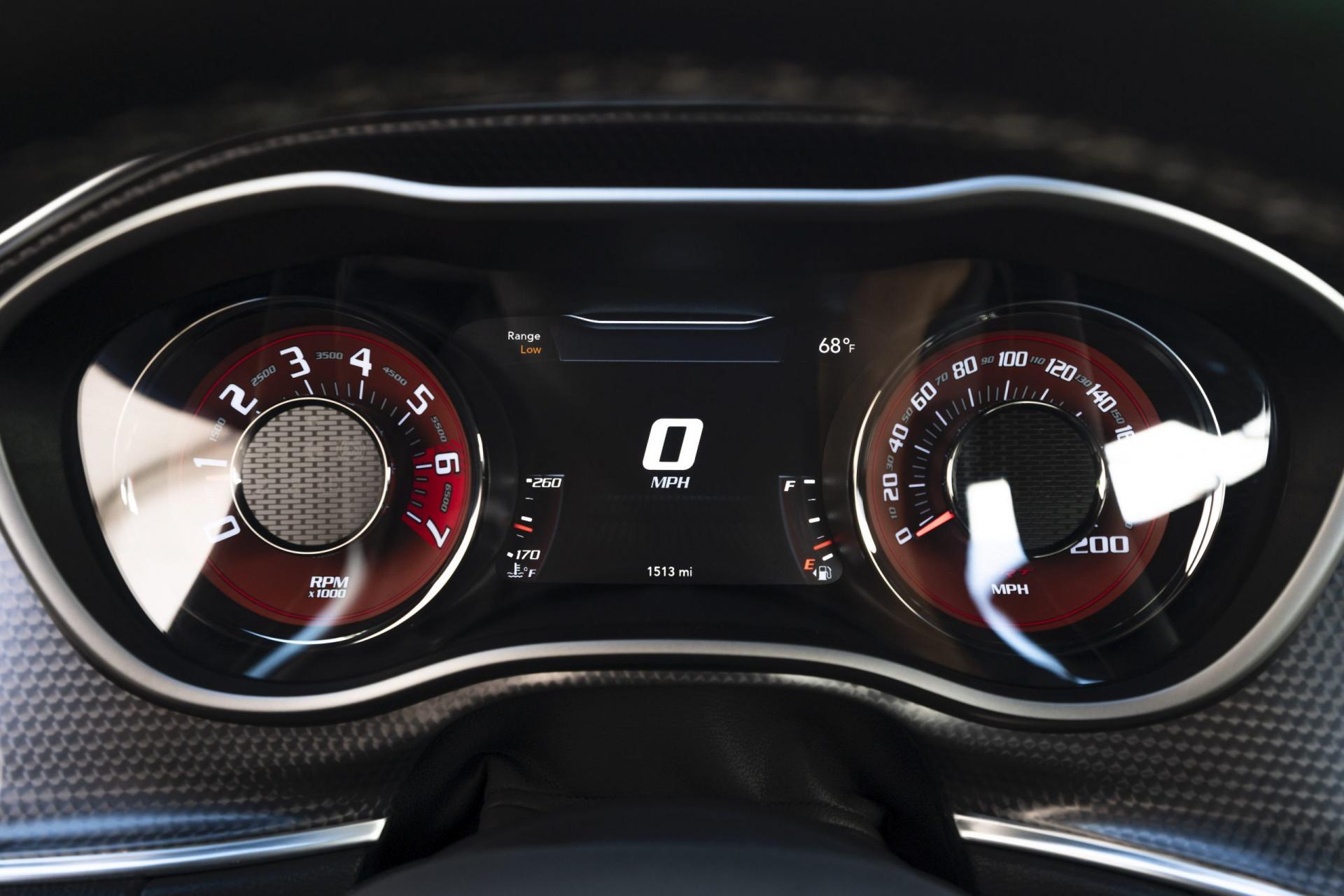 2015 Dodge Challenger SRT Hellcat tachometer gauge